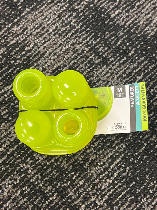 Bark Super Chewer pipe coral puzzle dog toy size medium