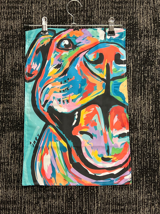 Bully garden flag painting art nylon