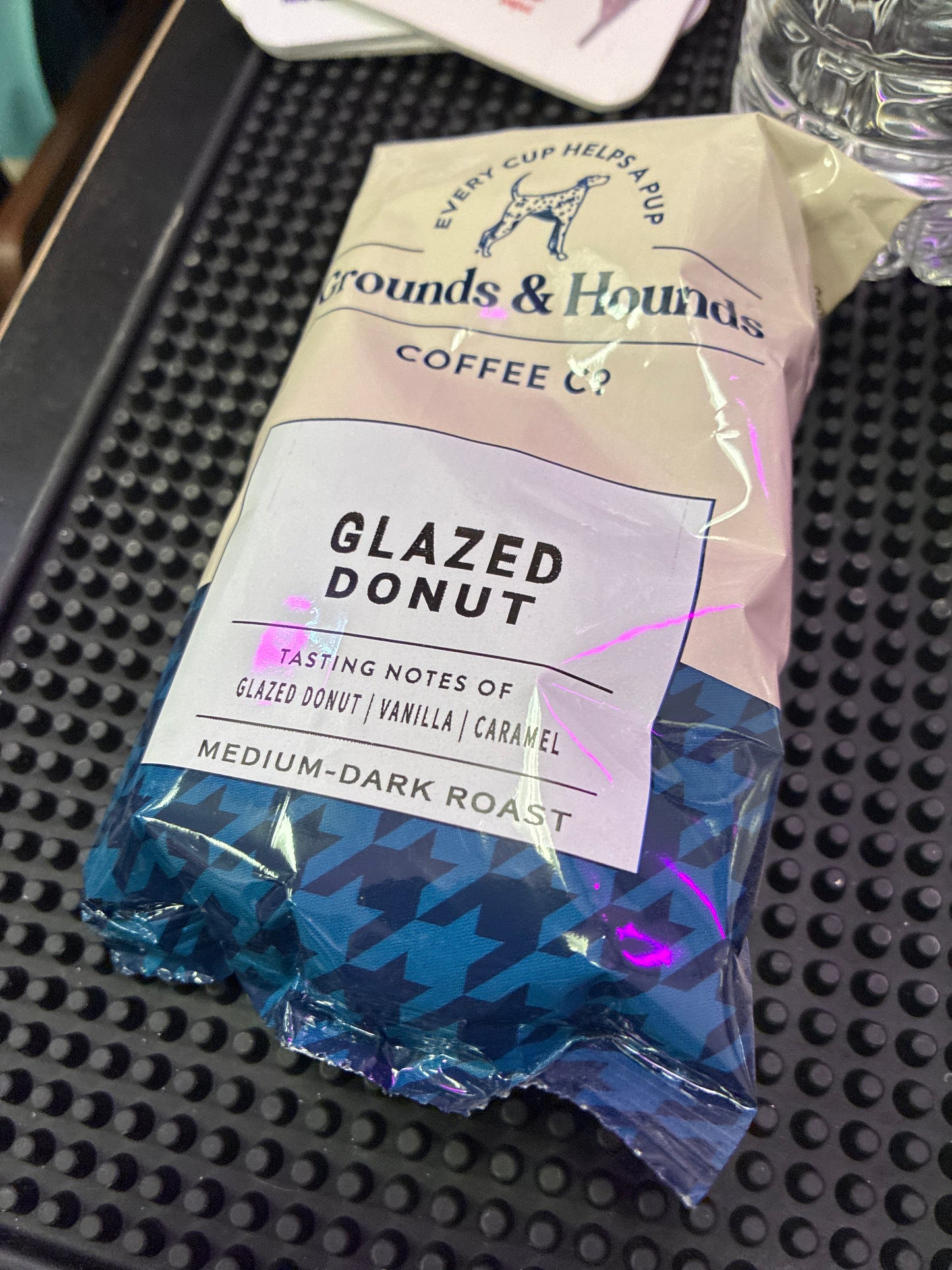 Grounds and Hounds Coffee Co. 1.5 oz Glazed Donut