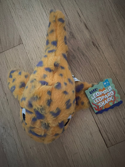 Bark Leopold Leopard Shark dog toy size m/l