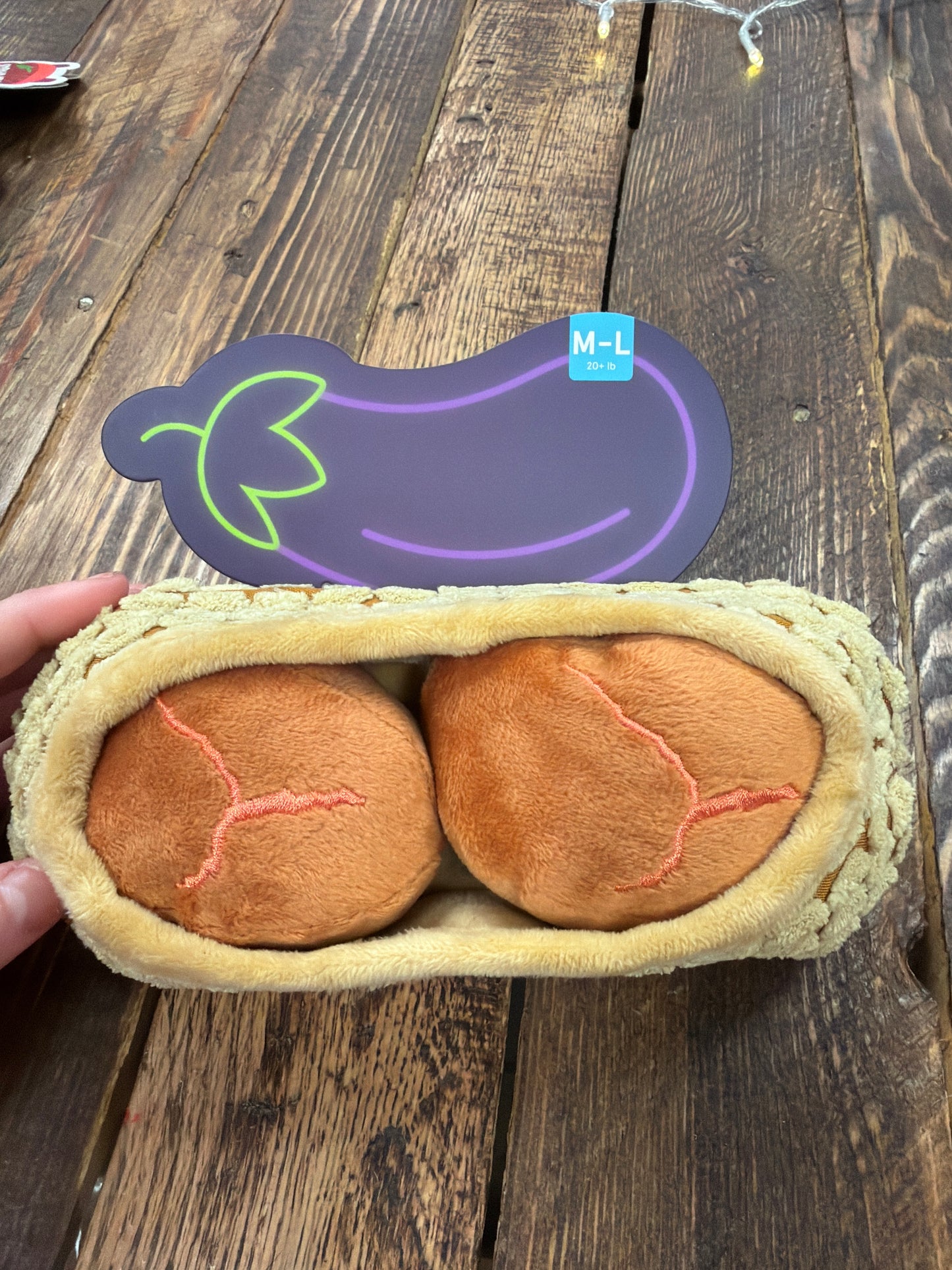 Bark Chester’s Nuts dog toy size m/l