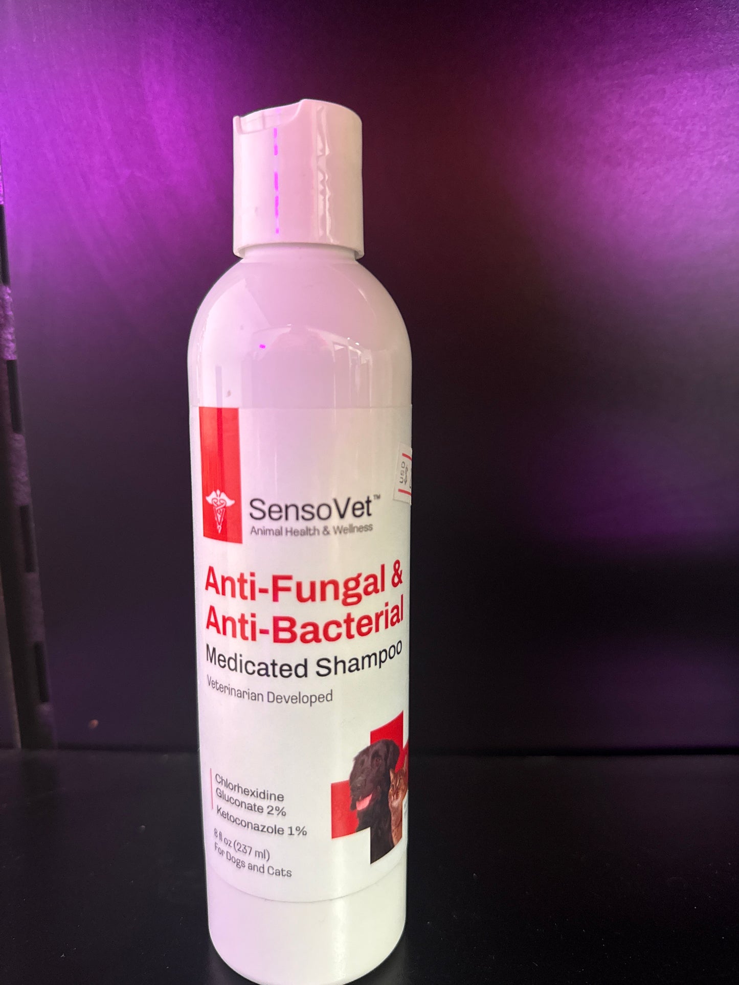 SensoVet Anti-fungal Anti-Bacterial Medicated Shampoo 8oz