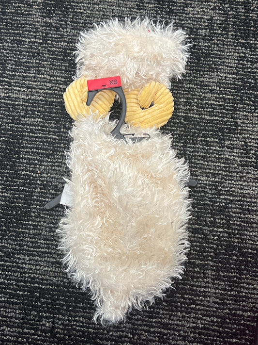 Pet Costume Hairy Lamb Ram Sheep size XS