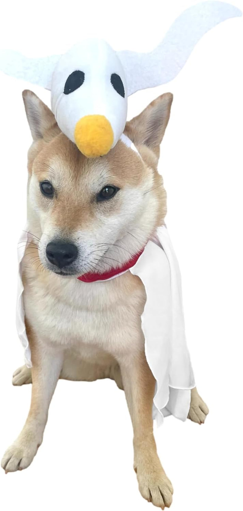 Dog Ghost Costume - X Large Medium Small French Lab Night Lab Cosplay Halloween Christmas Costumes, Medium