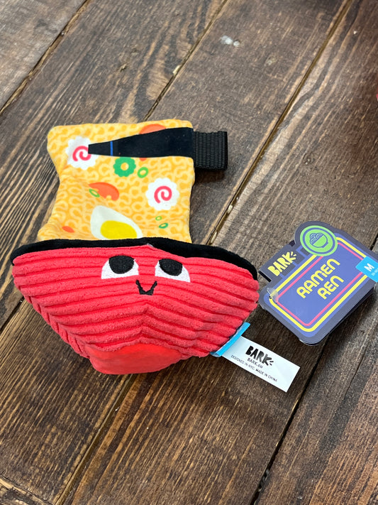 Bark Ramen Ren dog toy size medium