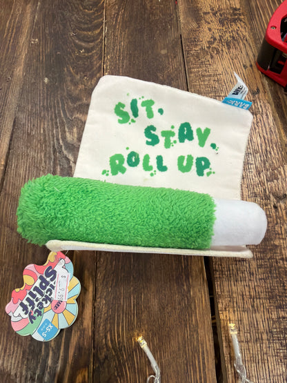 Bark 420 Lickety Spliff joint shaped dog toy size xs-s