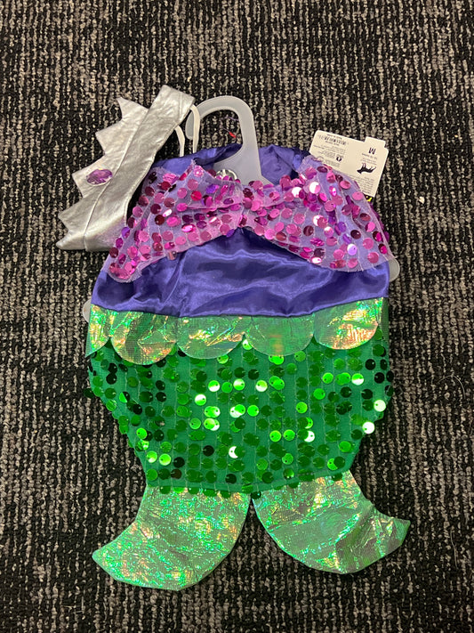 Pet Costume Mermaid and crown size medium