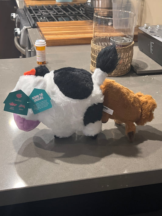 Bark Bertha the Cow XL dog toy