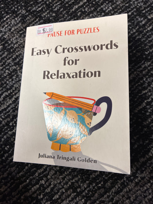 Easy crosswords for relaxation by Juliana Tringali Golden