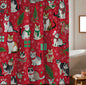 Cat Holiday Shower curtain 72x72