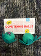 Bark 420 Dope Tennis Balls dog toys xs/small