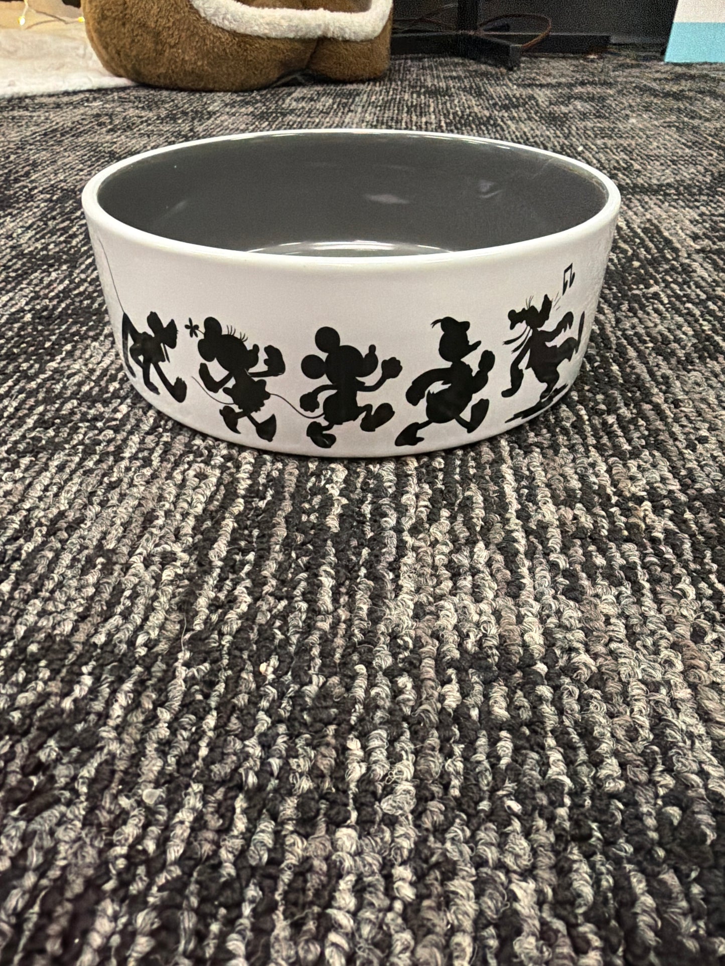 Disney character 5 cup ceramic dog dish