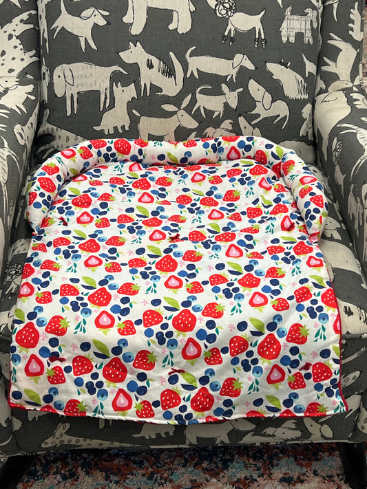 Calming Pet Couch Chair furniture protecting bed washable removable small berries