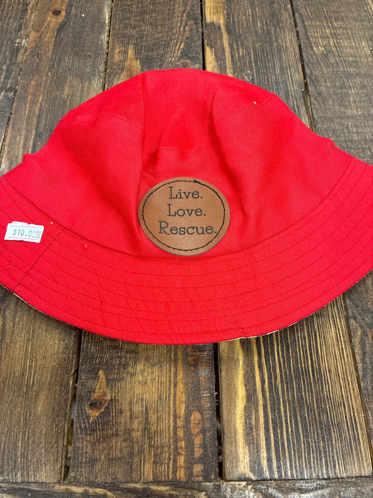 Live Love Rescue bucket hat