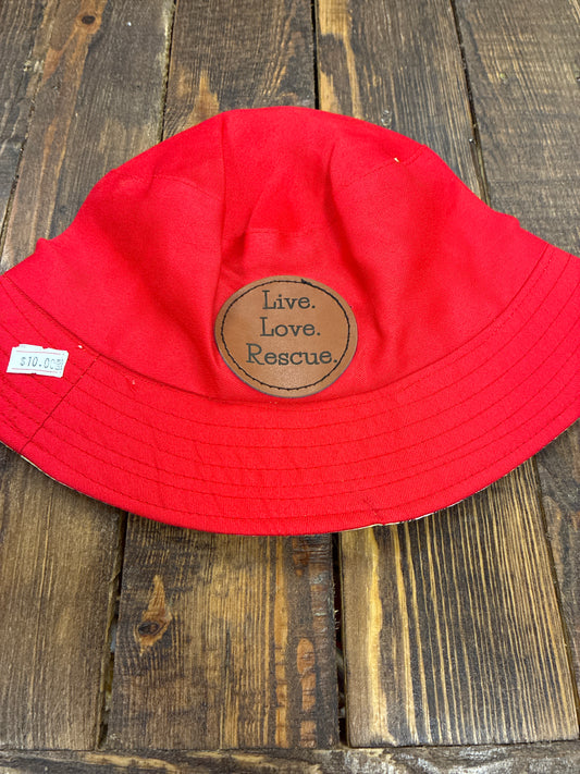 Live Love Rescue bucket hat