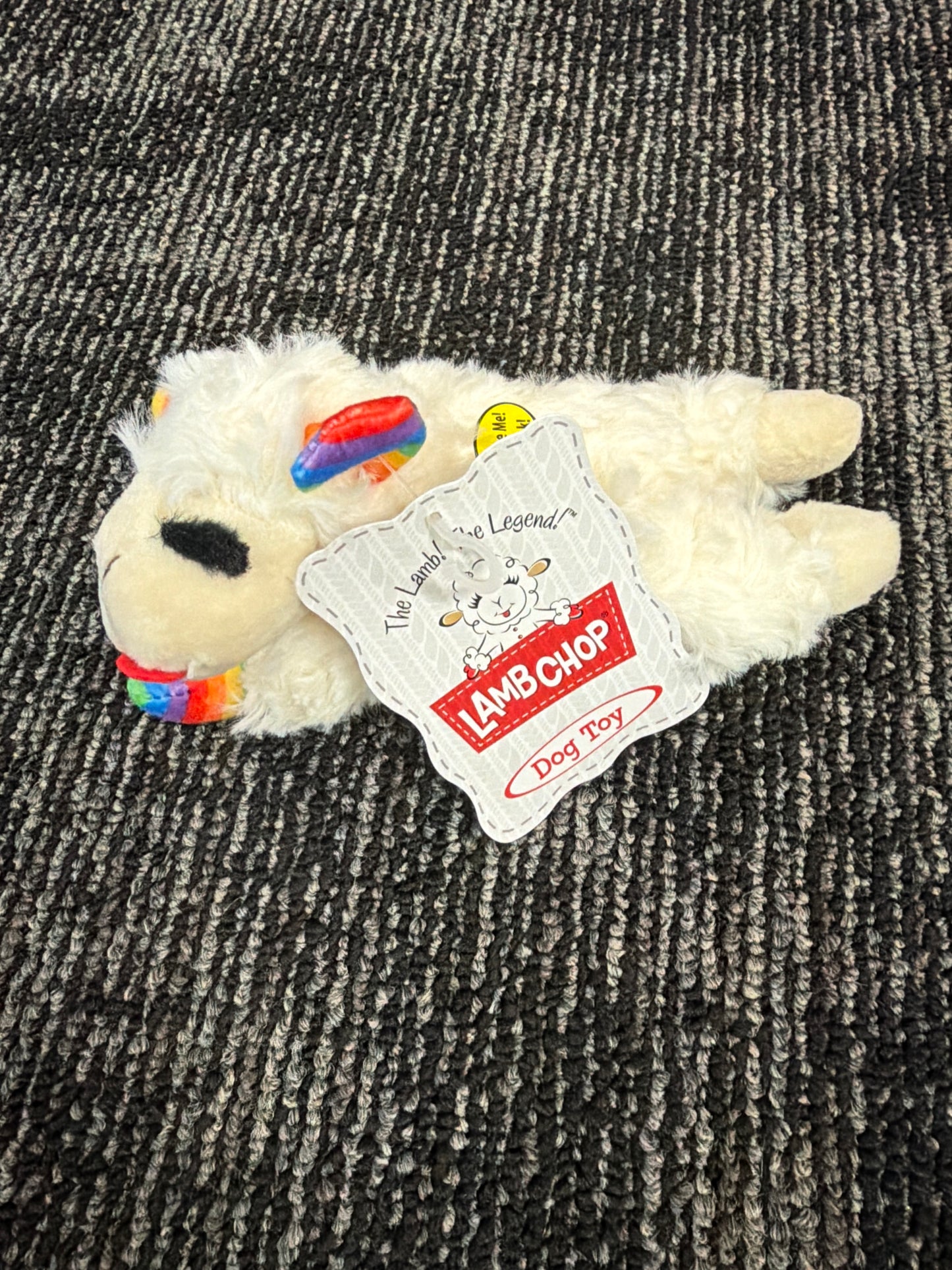 Lamb Chop Love is Love dog toy 6.5 inches