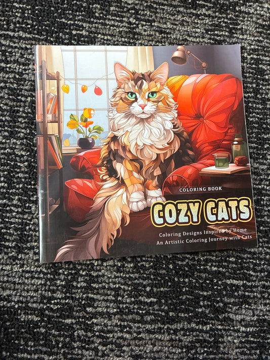 Cozy cats coloring book