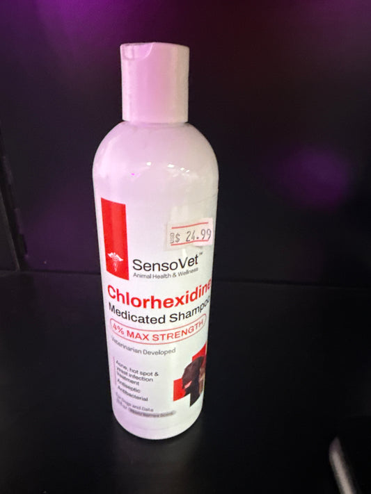 Sensor Chlorhexidine Medicated Shampoo Max Strength 12oz