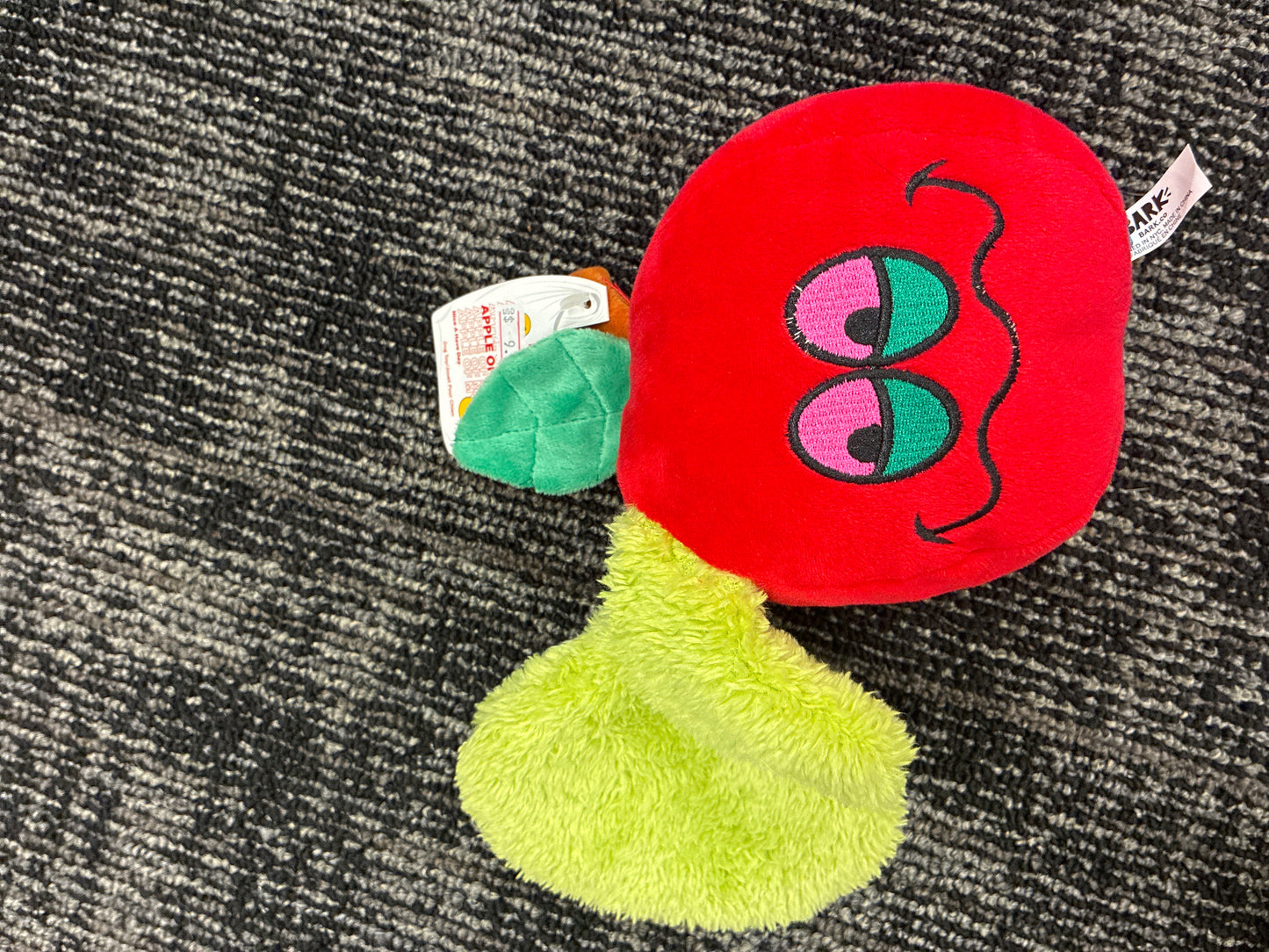 Bark 420 Apple of my High dog toy size medium