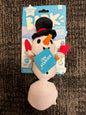 Bark Jolly Jacques Frost snowman dog toy size xs/s