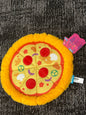 Bark 4-tossing Pizza size M/L dog toy