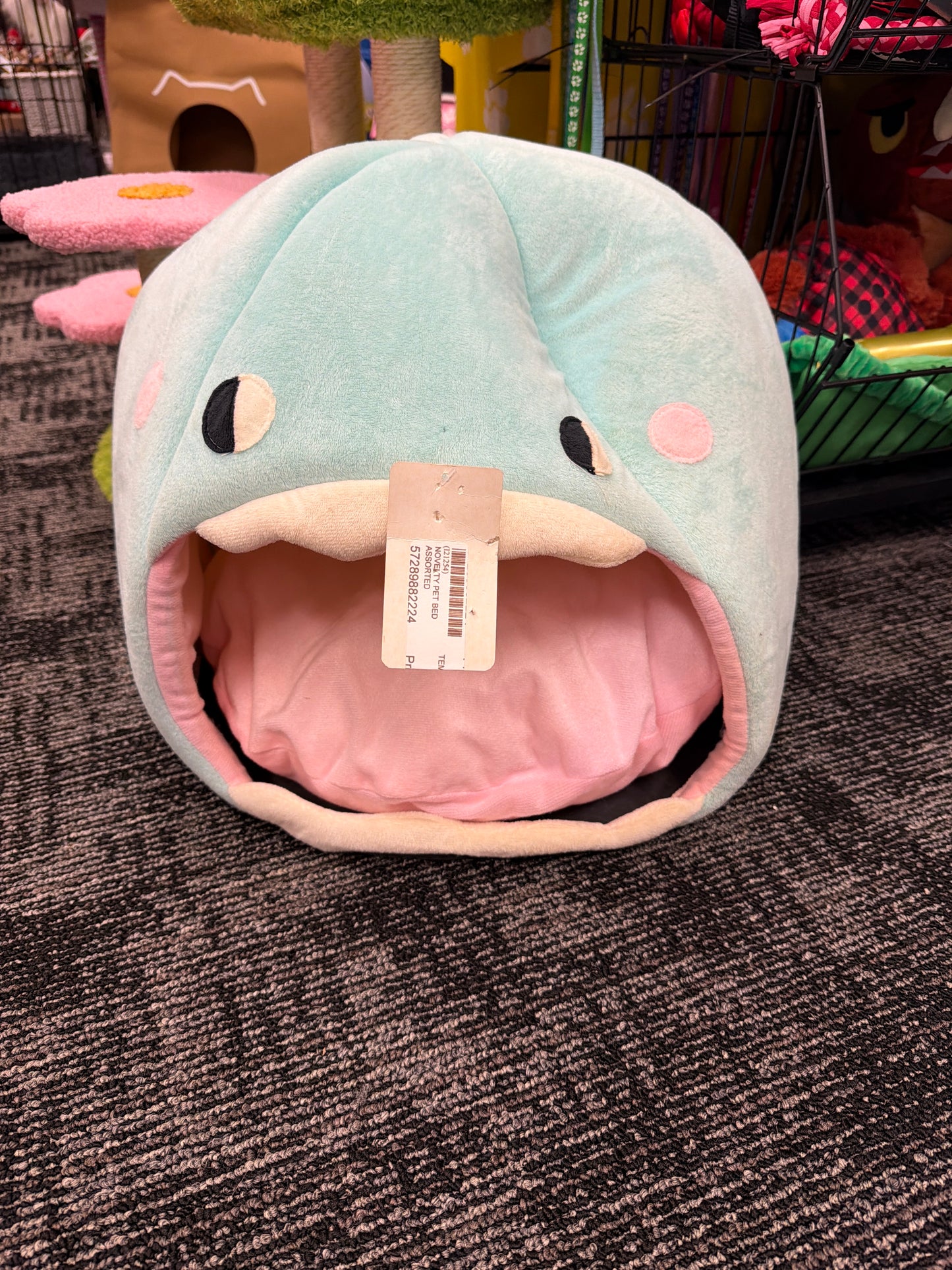 Blue Tuna pet cave bed size small