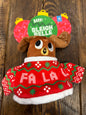 Bark Sleigh Belle dog toy size Medium