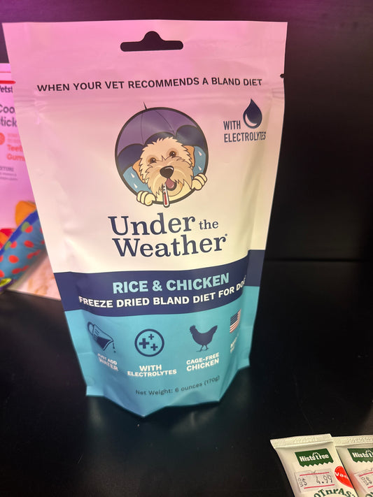 Under the Weather Rice & Chicken Freeze Dried Bland Diet
