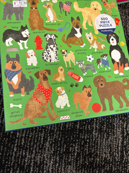 Doodle dogs 500 piece puzzle