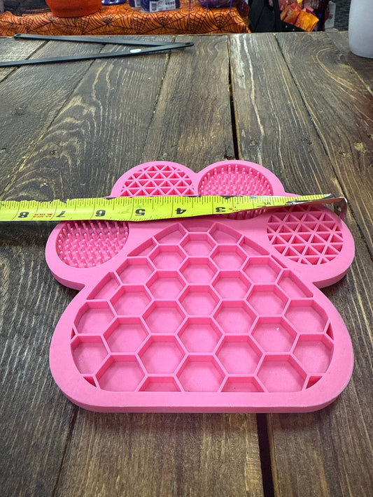 Pink Paw Lick Mat