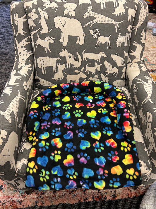 Calming fleece Pet Couch Chair furniture protecting bed washable removable small paw prints