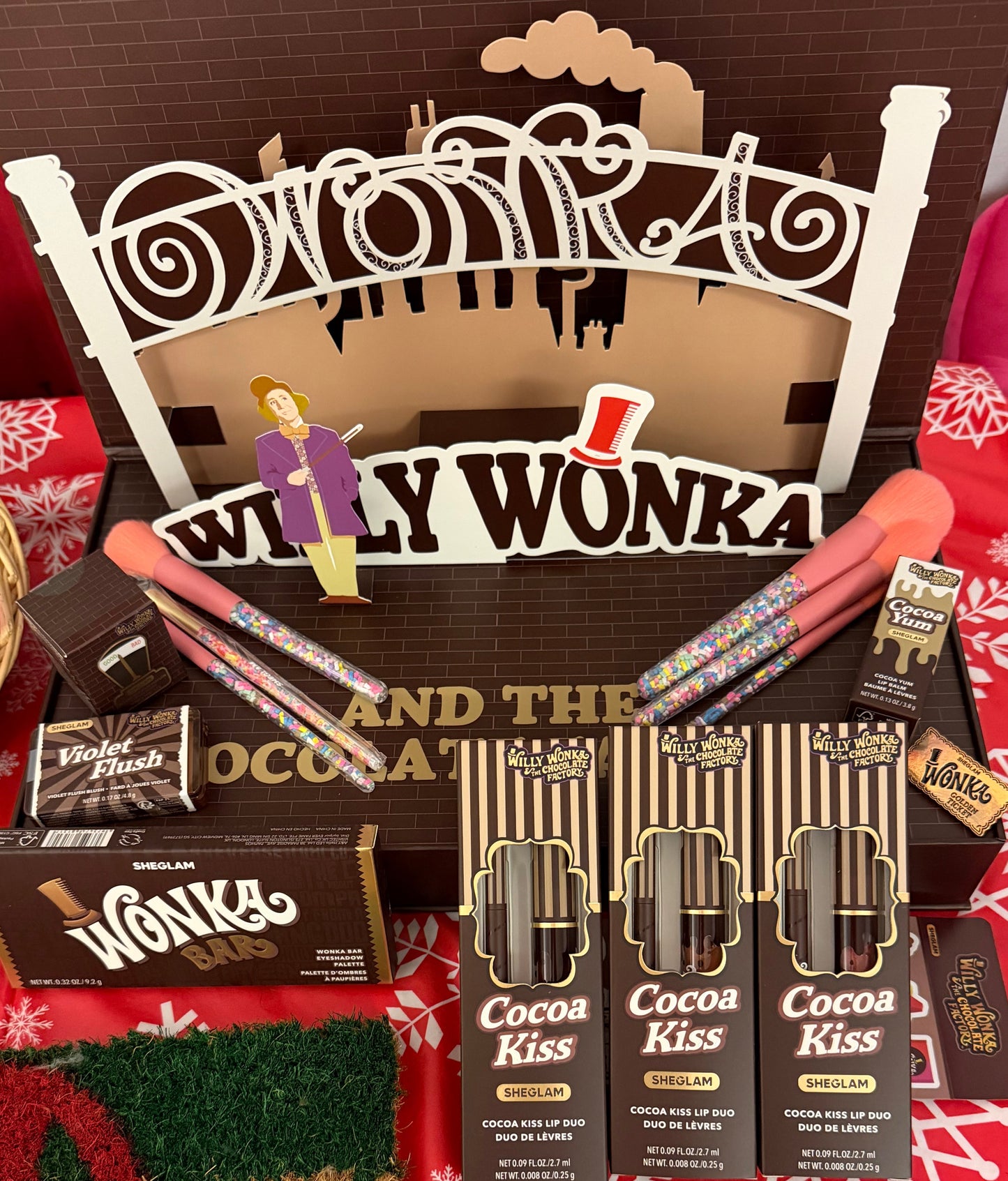 Holiday Party Auction Fundraiser Sheglam Willy Wonka Cosmetic Set