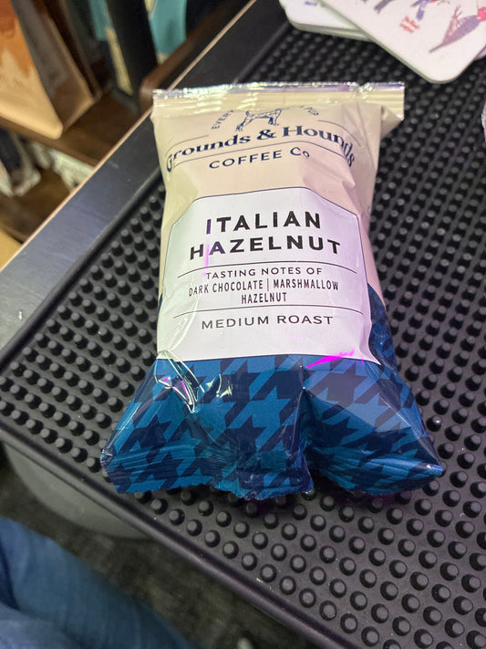 Grounds and Hounds Coffee Co. 1.5 oz  Italian Hazelnut