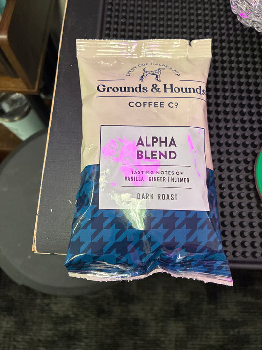 Grounds and Hounds Coffee Co. 1.5 oz Alpha Blend