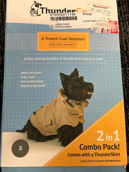 Thunder coat with Thunder shirt size small
