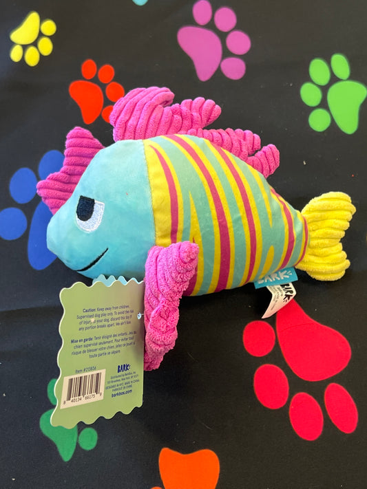 Bark Lion Fish Larry medium dog toy