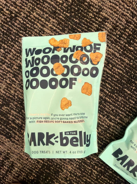 Bark in the Belly whitefish Recipe jerky bars dog treats