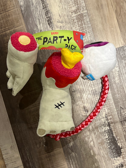 Bark The Part-y Pack size large dog toy bundle