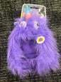 Pet costume purple hairy unicorn monster hat size small