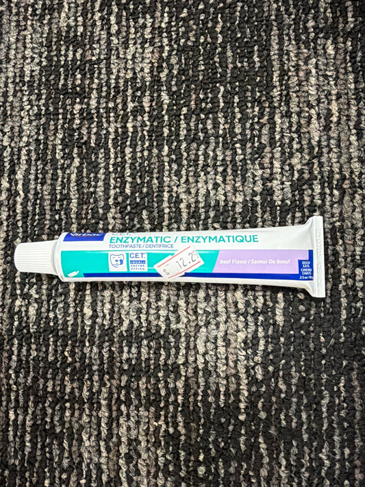 Virbac C.E.T. Enzymatic toothpaste beef flavor for dogs and cats 2.5oz