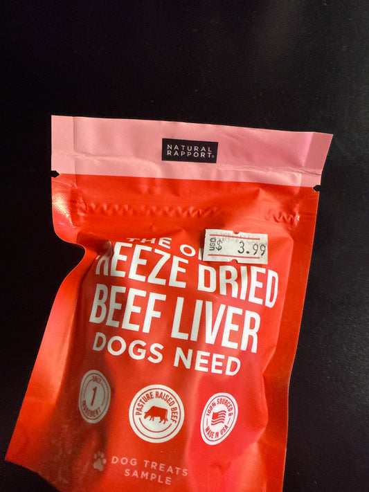The Only Freeze Dried Beef Liver Dogs Need Sample Size