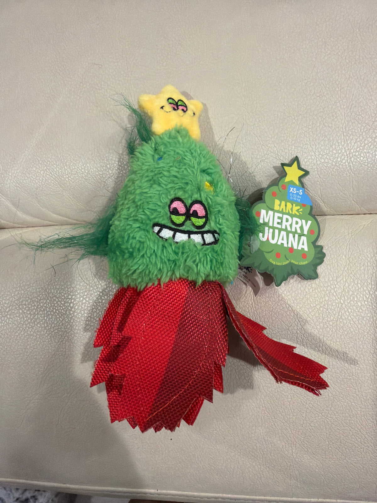 Bark 420 Merry Juana dog toy