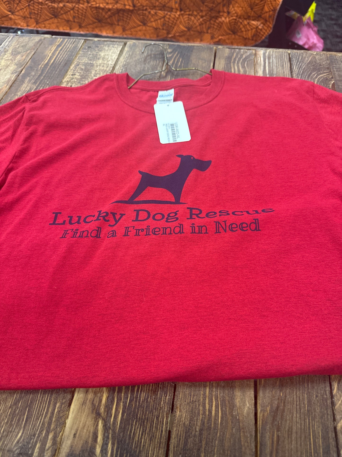 Lucky Dog Rescue Offical T-shirt - Red