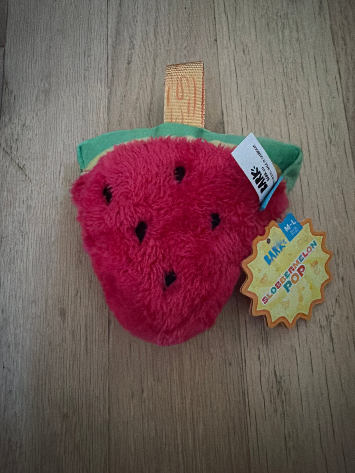 Bark Slobbermelon Pop dog toy size m/l