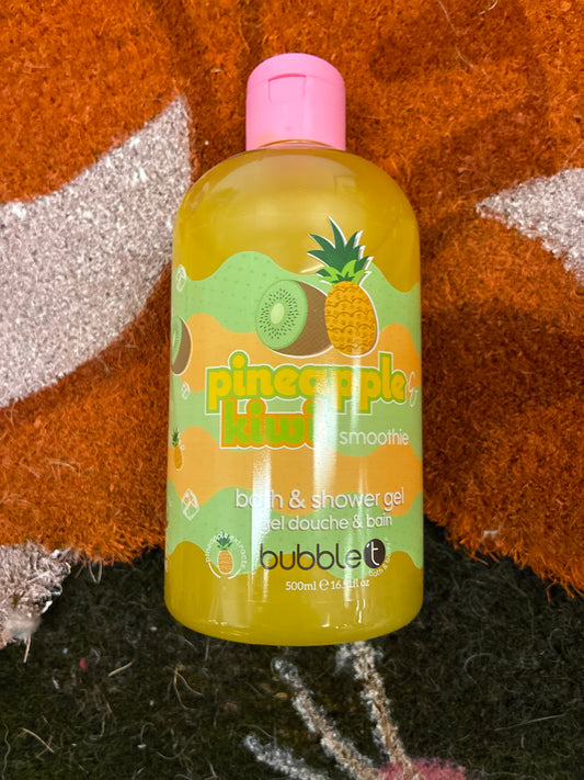 Pineapple, kiwi bath and shower gel