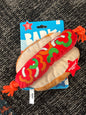 Bark Yankee Doodle everythign Hot dog xs/m dog toy