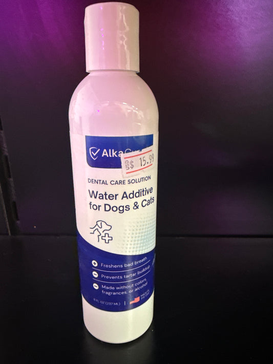 Alkagard Dental Care Solution Water Additive for Dogs and Cats 8oz