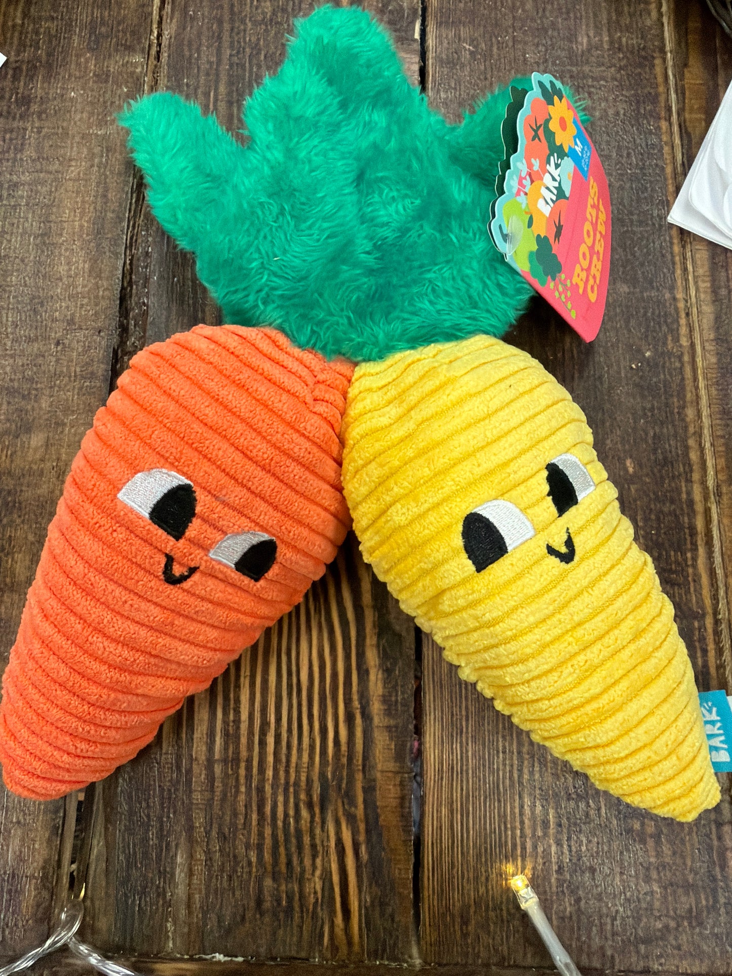 Bark Roots Crew dog toy size medium