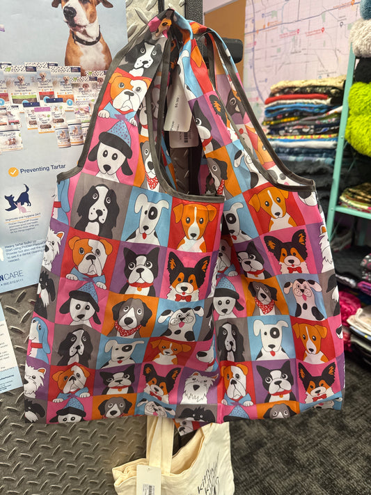 Puppy Block Tote Bad
