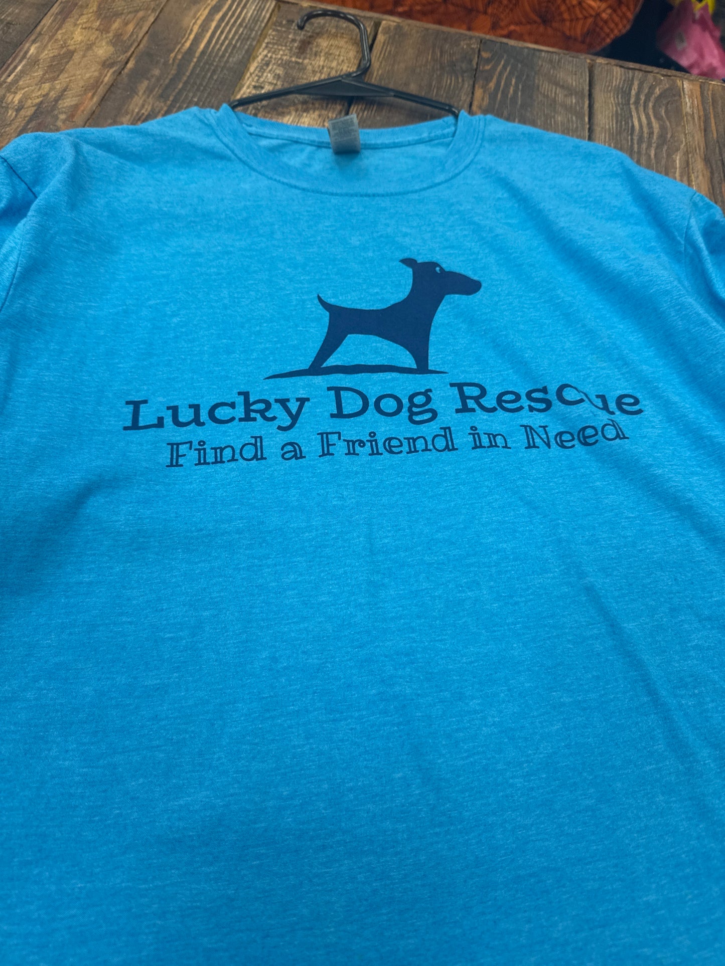 Lucky Dog Rescue Offical T-shirt - Blue